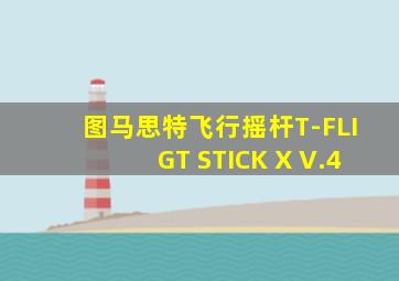 图马思特飞行摇杆T-FLIGT STICK X V.4